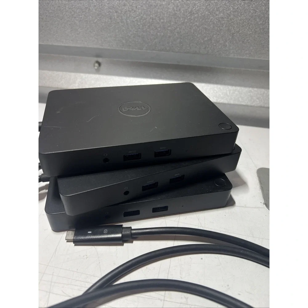 LOT OF 3 Dell WD15 K17A USB-C Thunderbolt Docking Station USB 3.0 w/130